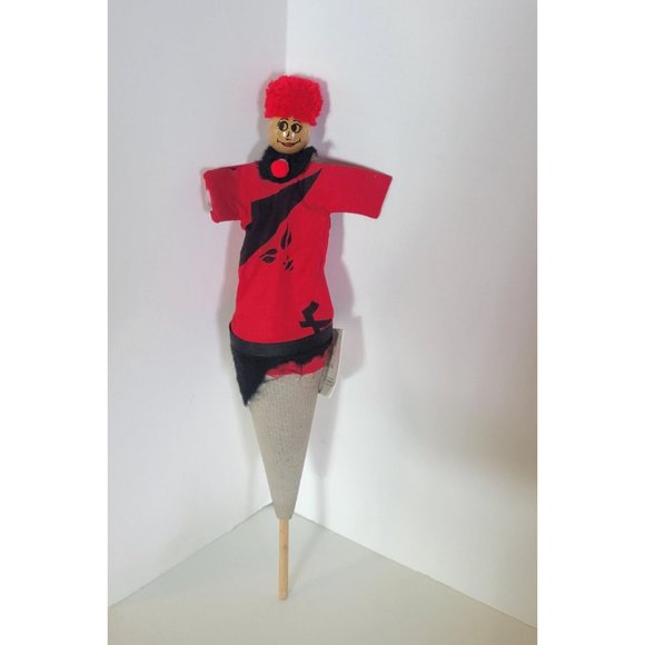 Vintage Xandra by Folklife Enterprises Poppet Toy Cone Puppet